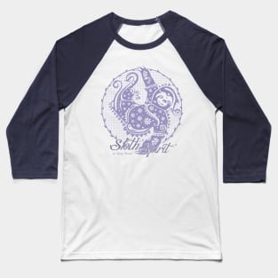 Sloth Spirit / lilac_white [mr.Lenny Friends] Baseball T-Shirt